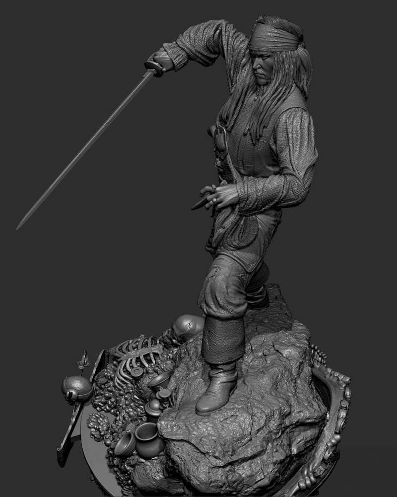 Jack Sparrow – Sculpture