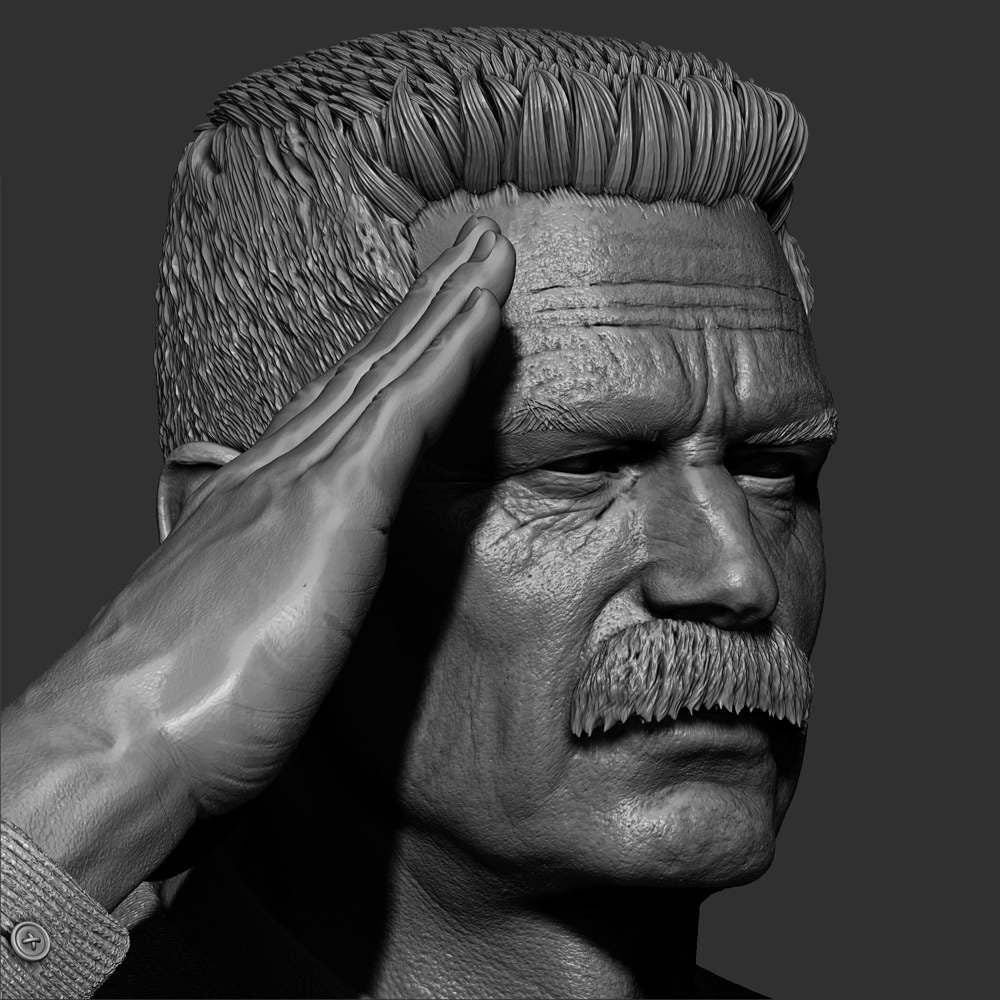 General Thaddeus Ross - Sculpture