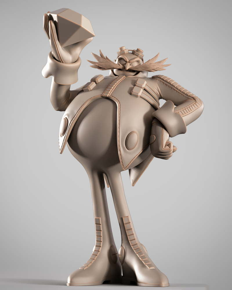 Doctor Eggman #2 - Sculpture