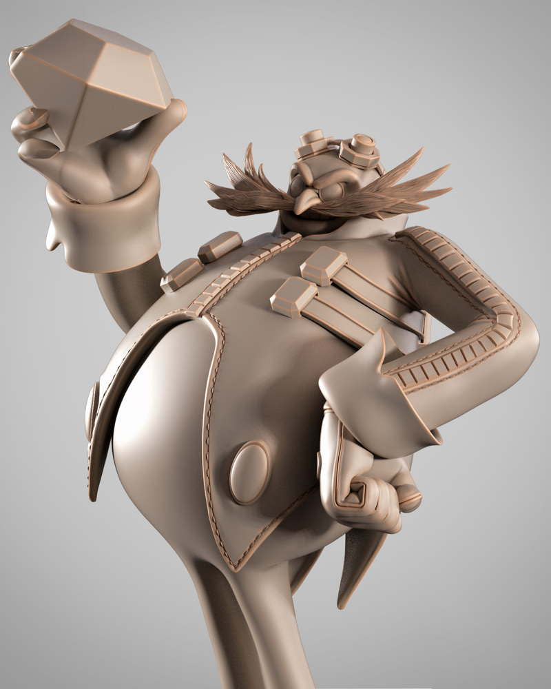 Doctor Eggman #2 - Sculpture