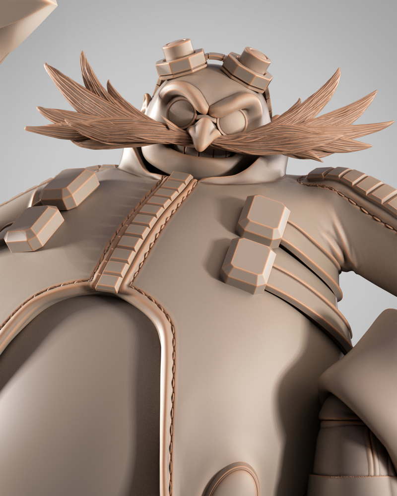 Doctor Eggman #2 - Sculpture