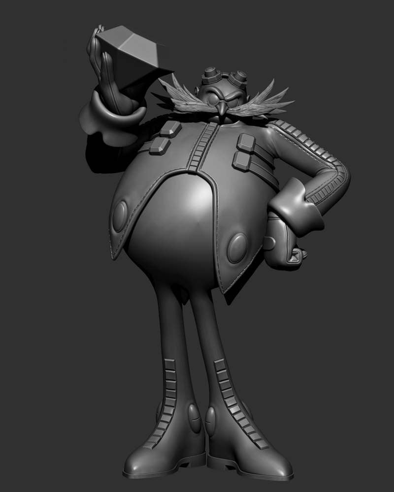 Doctor Eggman #2 - Sculpture