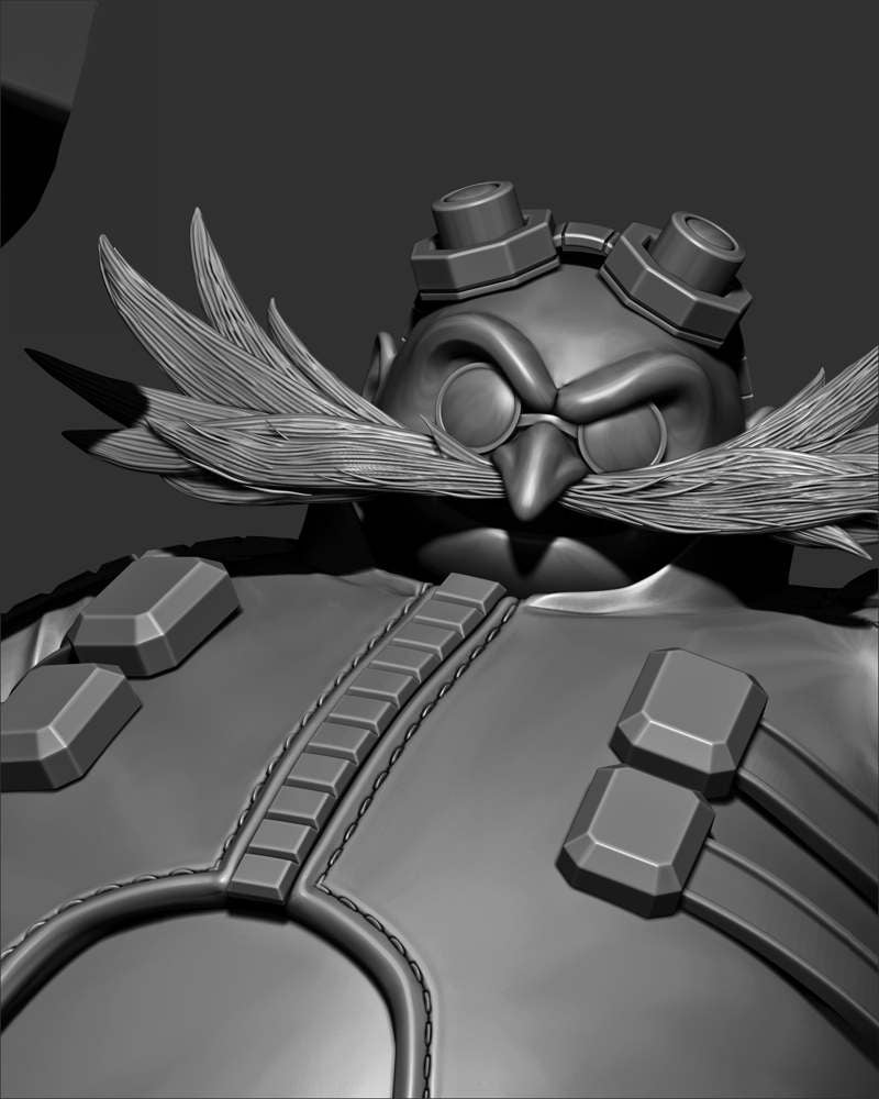 Doctor Eggman #2 - Sculpture