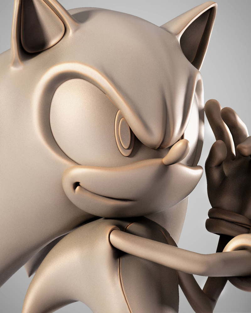 Sonic the Hedgehog #2 – Sculpture