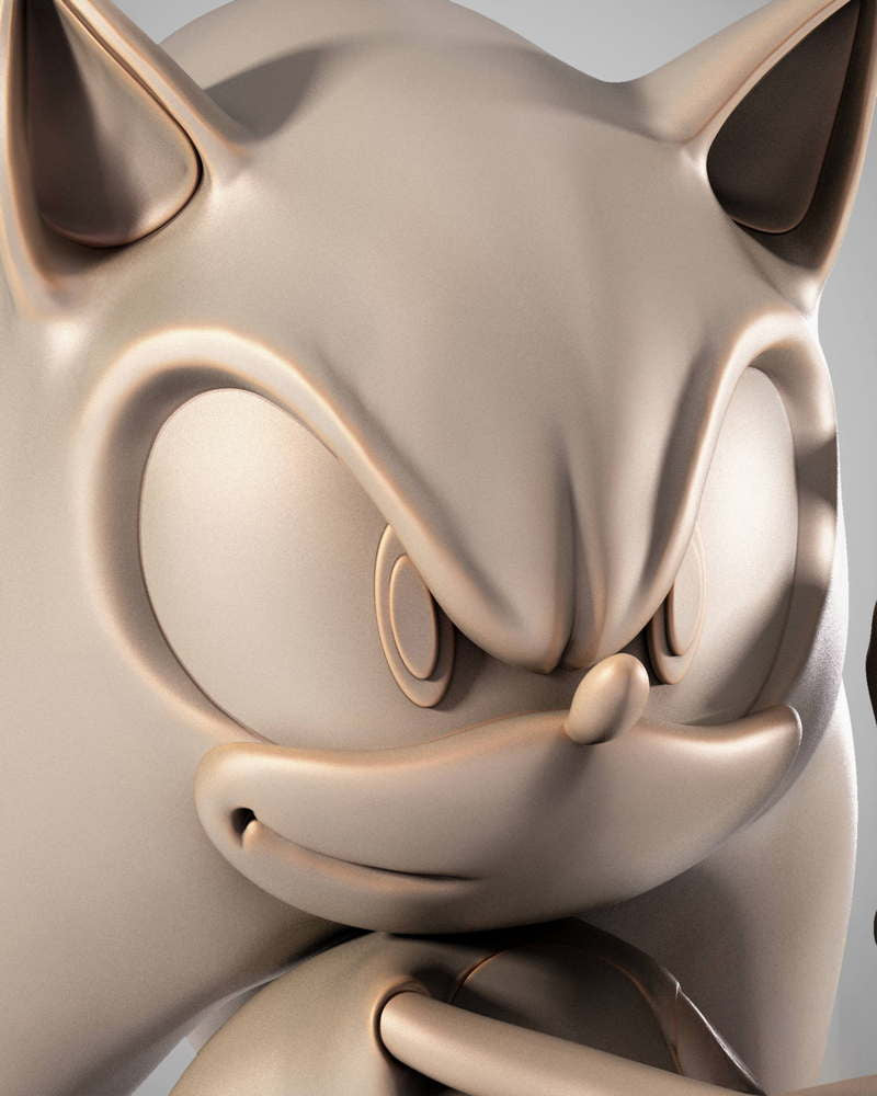 Sonic the Hedgehog #2 – Sculpture