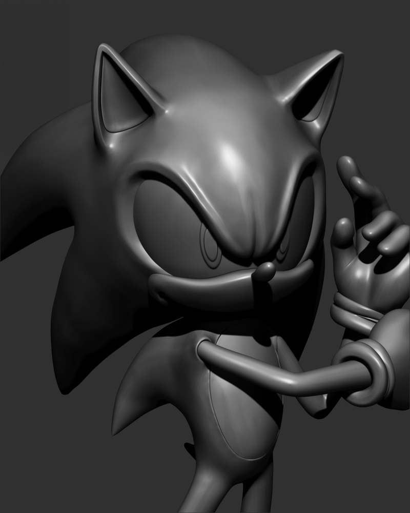 Sonic the Hedgehog #2 – Sculpture