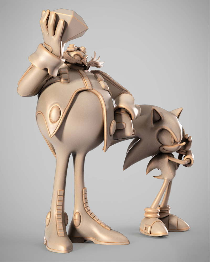 Doctor Eggman #2 - Sculpture