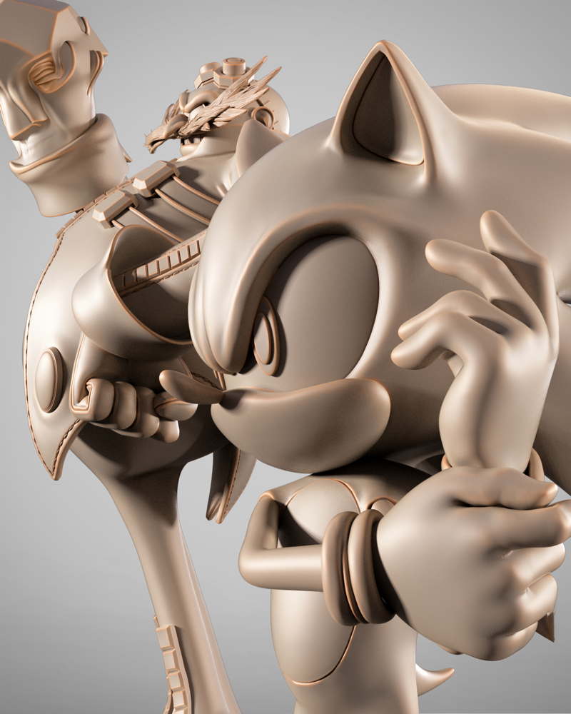 Doctor Eggman #2 - Sculpture
