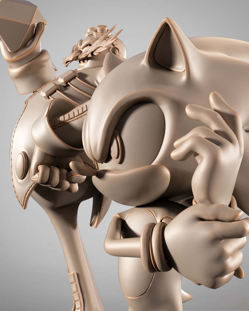 Sonic the Hedgehog #2 – Sculpture