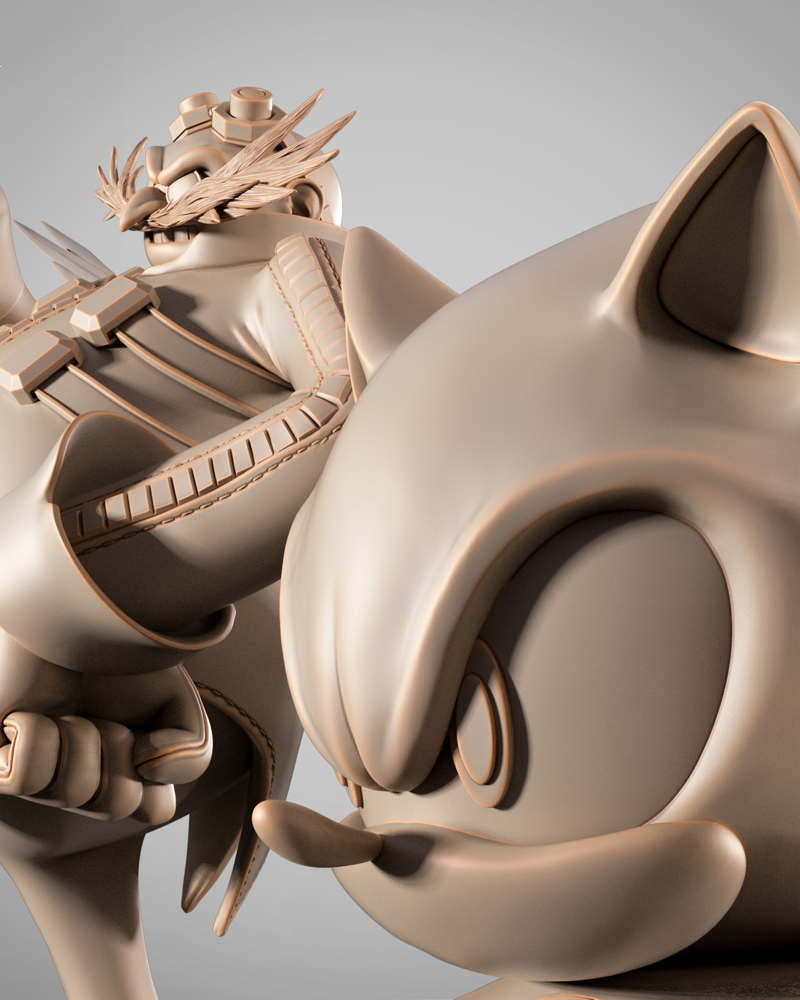 Doctor Eggman #2 - Sculpture