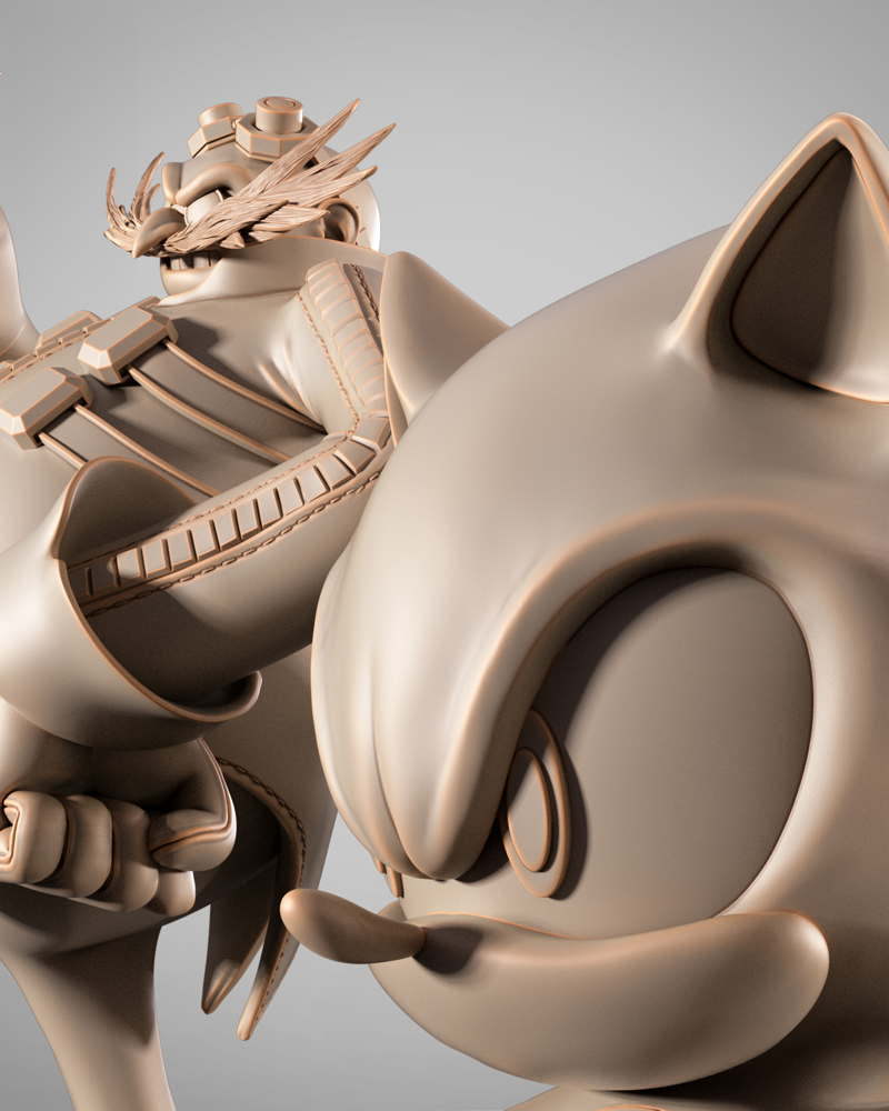 Sonic the Hedgehog #2 – Sculpture