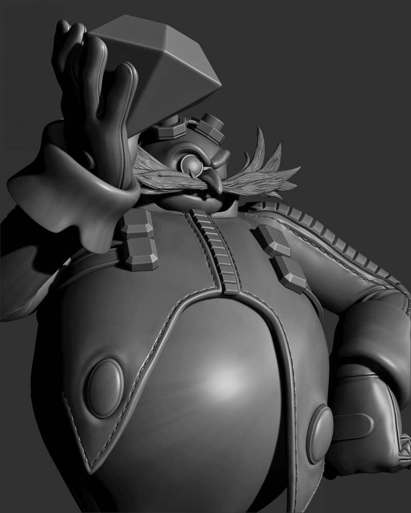 Doctor Eggman #2 - Sculpture