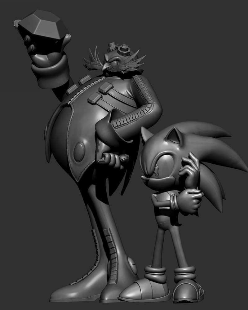 Doctor Eggman #2 - Sculpture