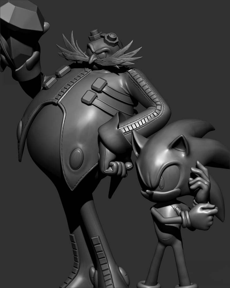 Doctor Eggman #2 - Sculpture
