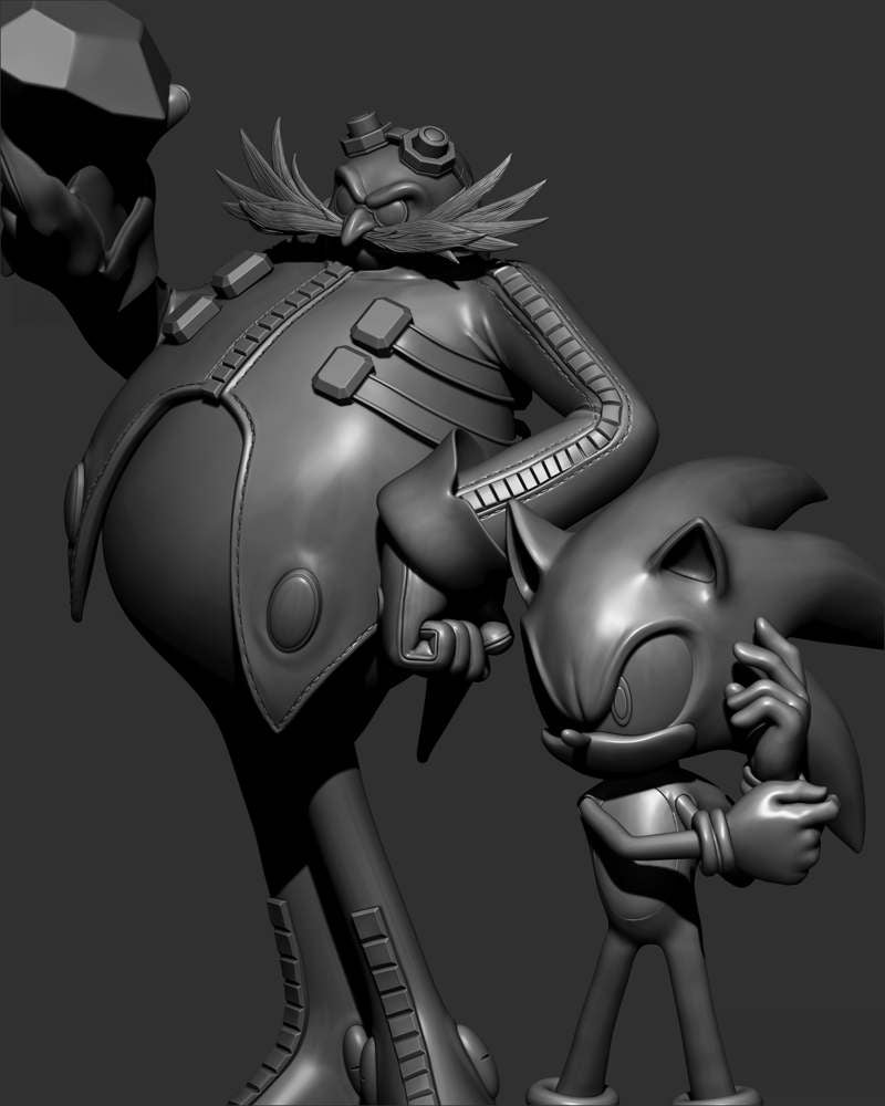 Sonic the Hedgehog #2 – Sculpture