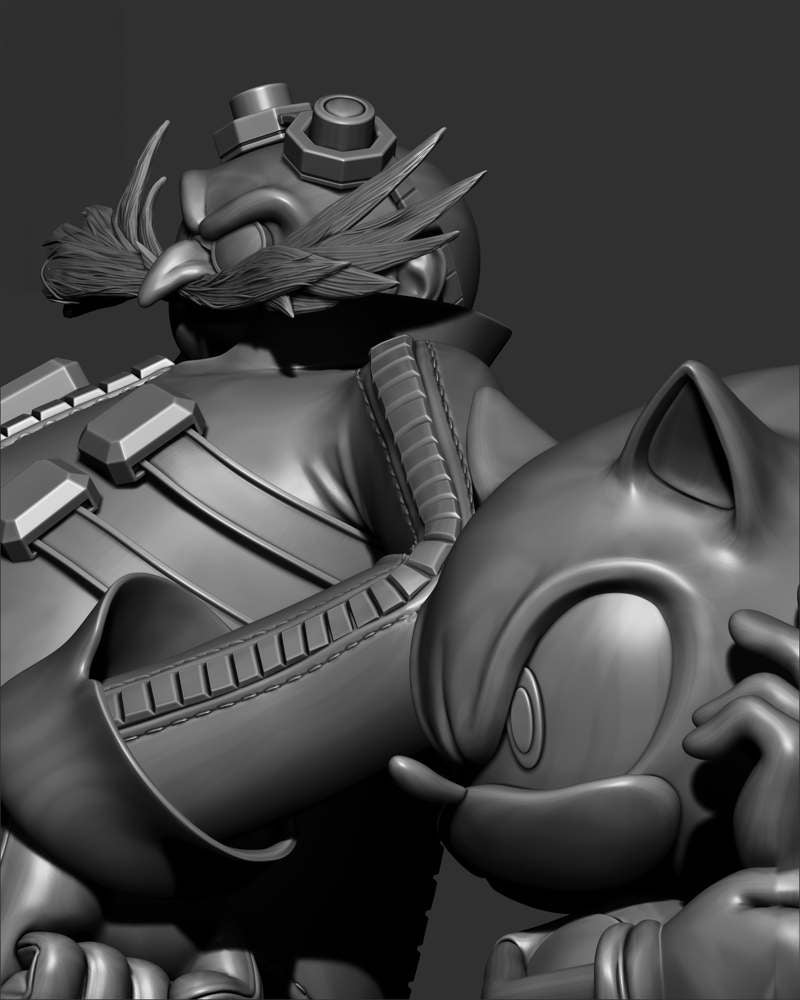 Sonic the Hedgehog #2 – Sculpture