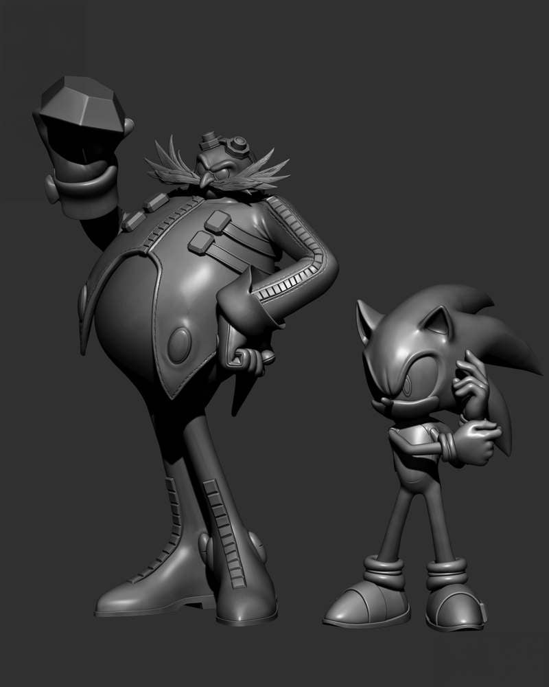 Doctor Eggman #2 - Sculpture