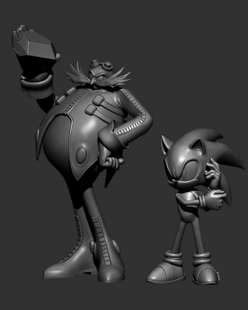 Sonic the Hedgehog #2 – Sculpture