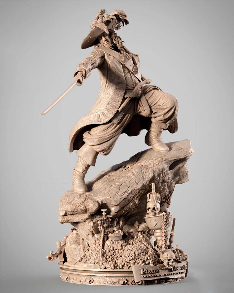 Hector Barbossa – Sculpture