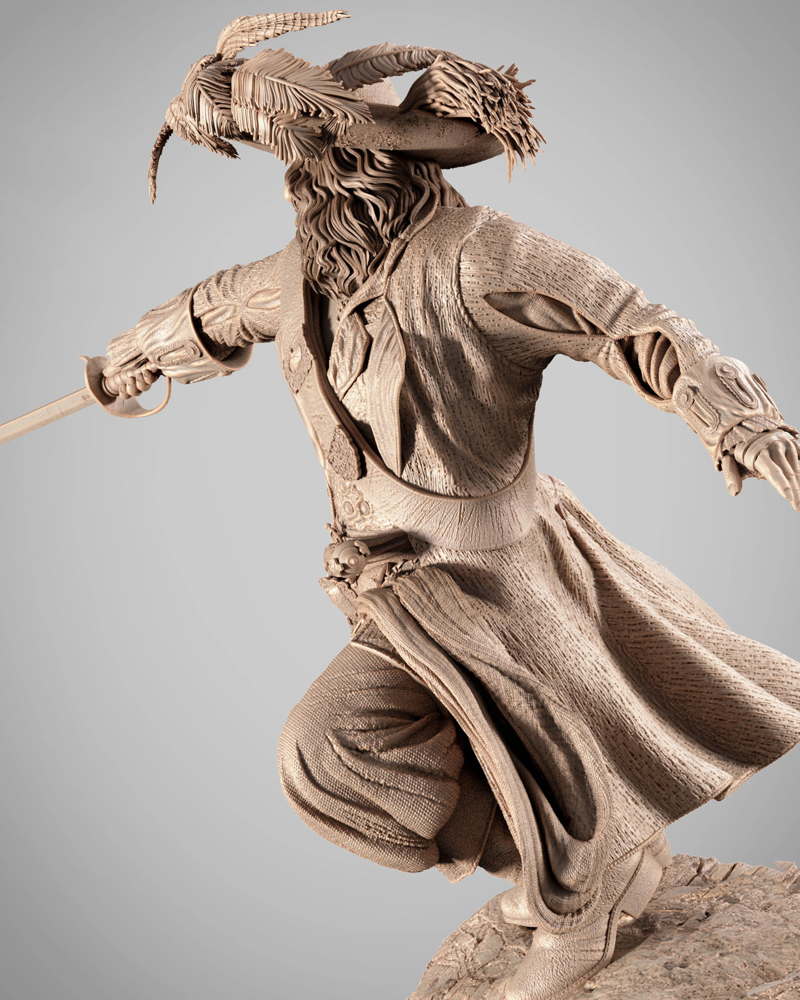 Hector Barbossa – Sculpture