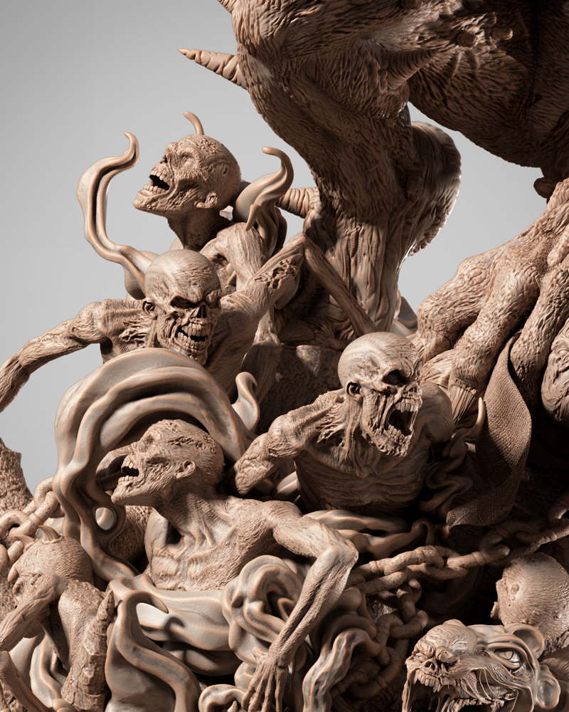 Omega Spawn - Sculpture
