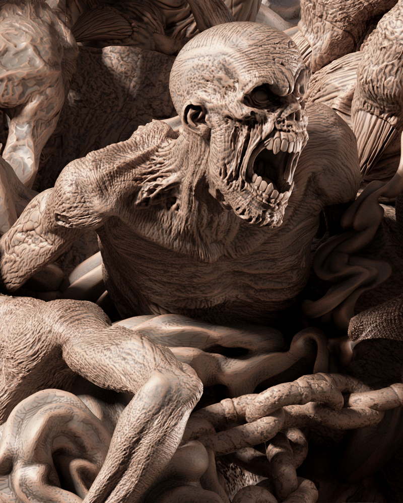 Omega Spawn - Sculpture