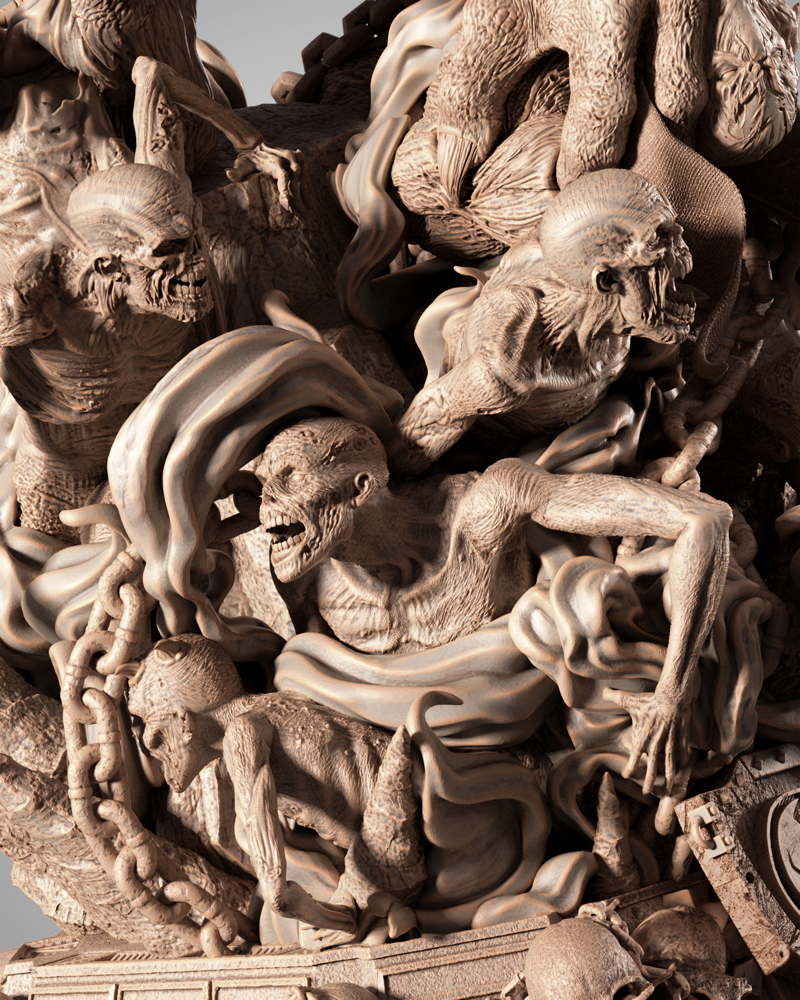 Omega Spawn - Sculpture