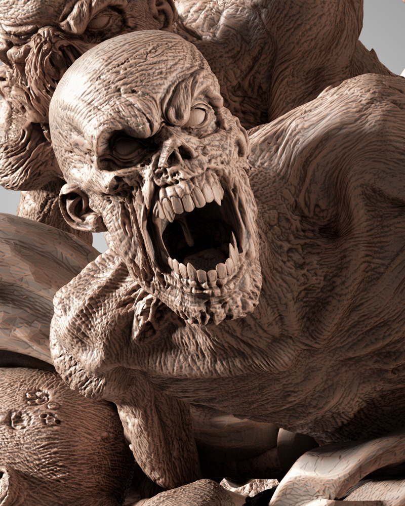 Omega Spawn - Sculpture