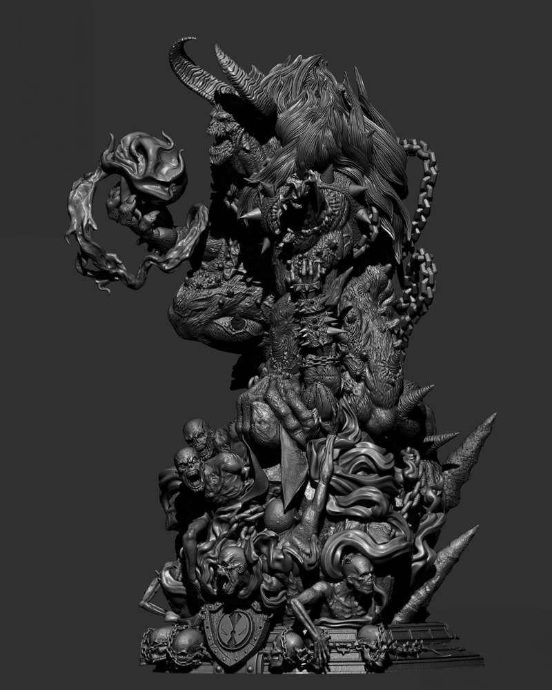 Omega Spawn - Sculpture