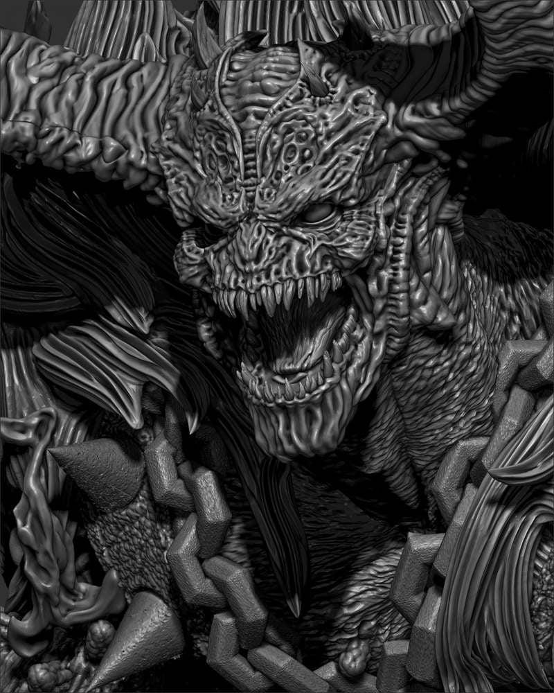 Omega Spawn - Sculpture