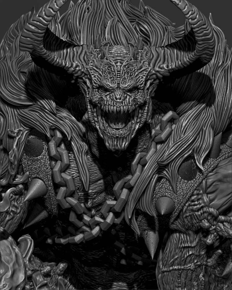 Omega Spawn - Sculpture