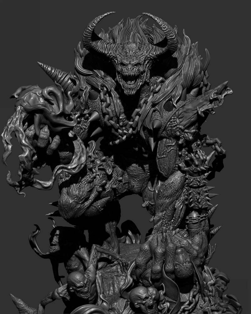 Omega Spawn - Sculpture