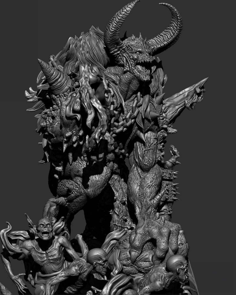 Omega Spawn - Sculpture