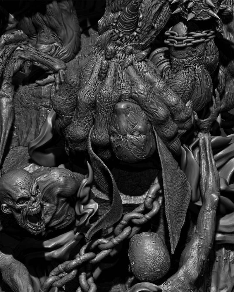 Omega Spawn - Sculpture