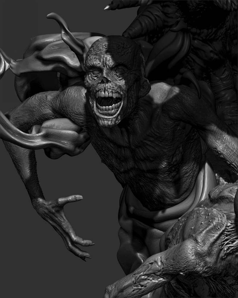 Omega Spawn - Sculpture