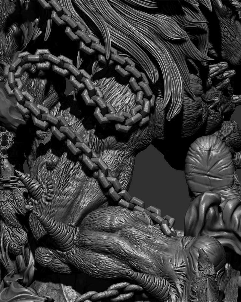Omega Spawn - Sculpture