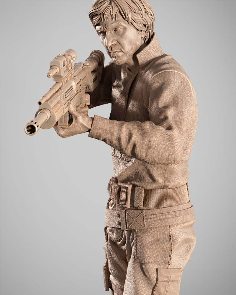 Cassian Andor – Sculpture