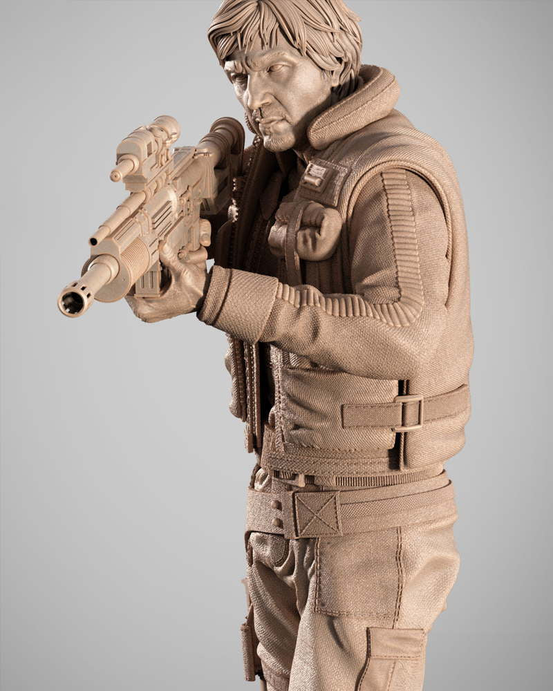 Cassian Andor – Sculpture