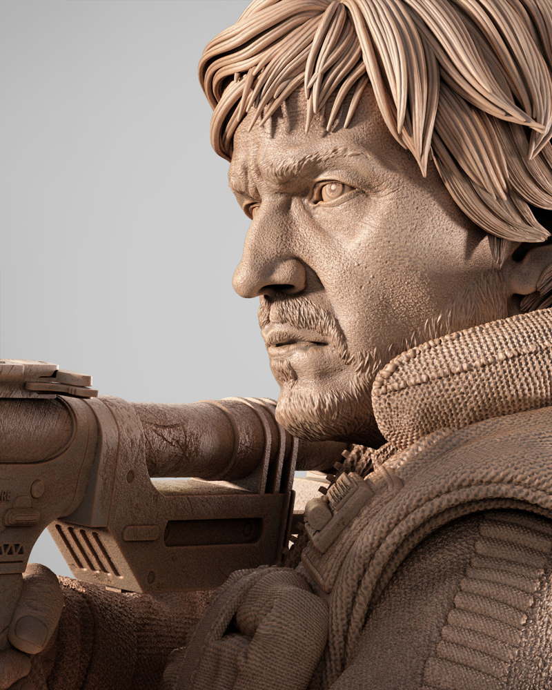 Cassian Andor – Sculpture
