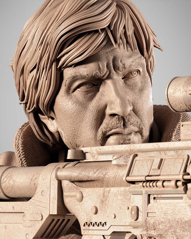 Cassian Andor – Sculpture