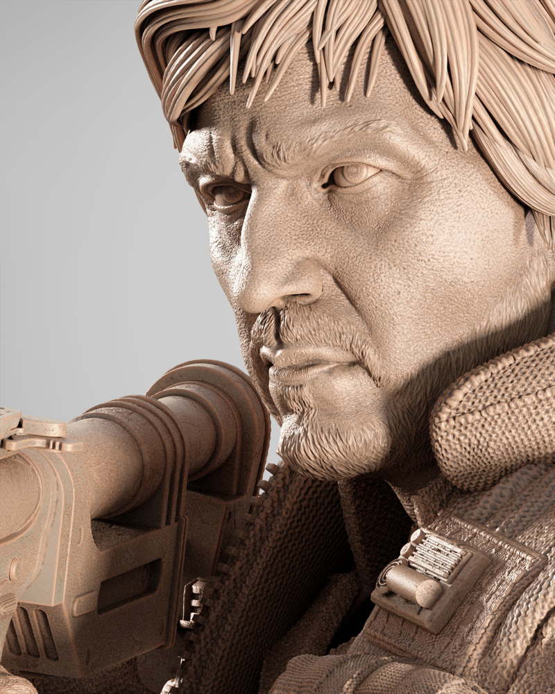 Cassian Andor – Sculpture