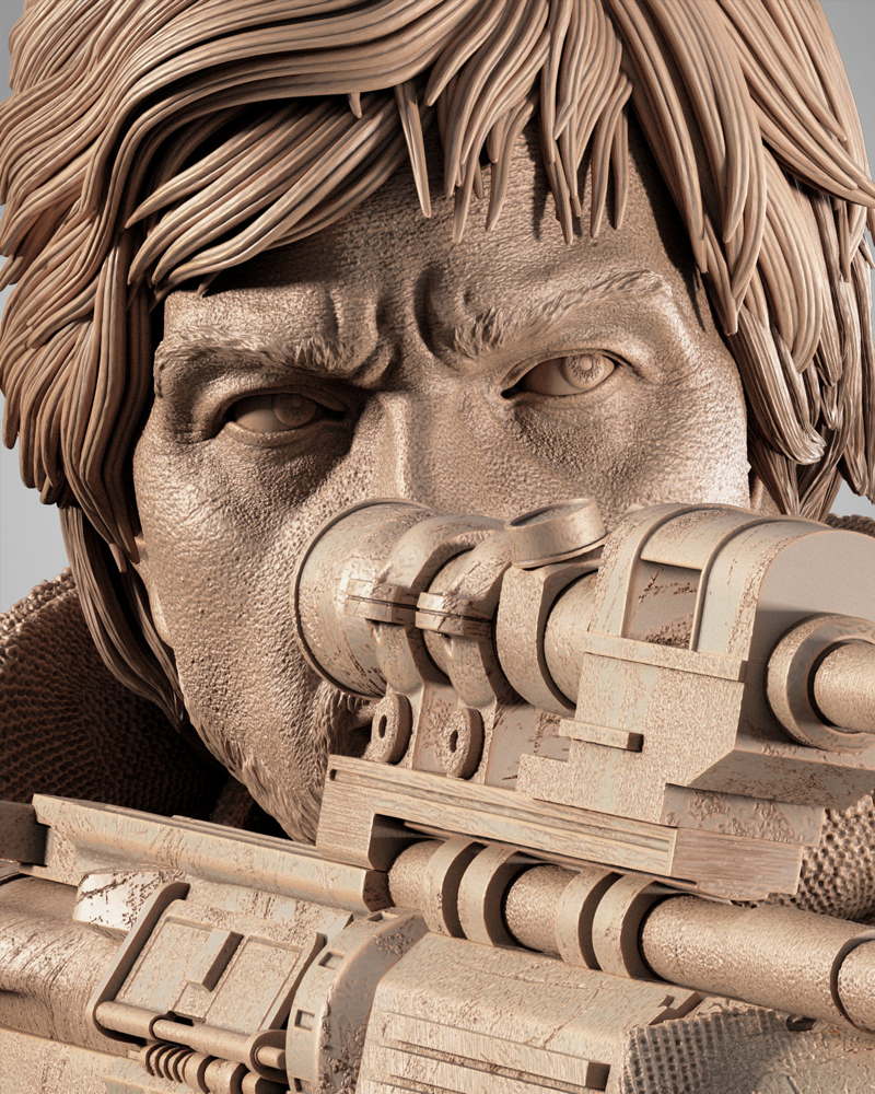 Cassian Andor – Sculpture