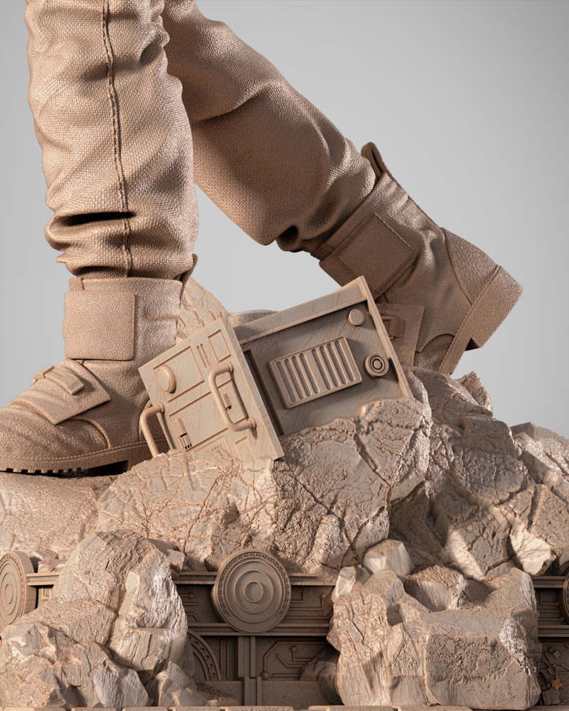Cassian Andor – Sculpture