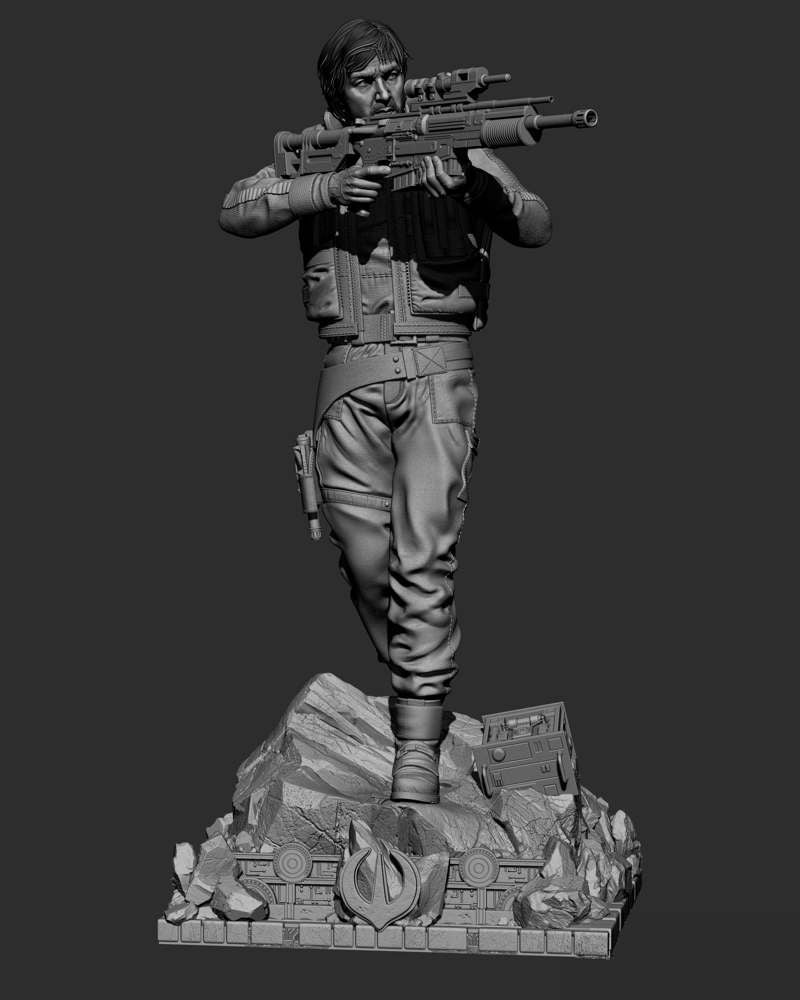 Cassian Andor – Sculpture