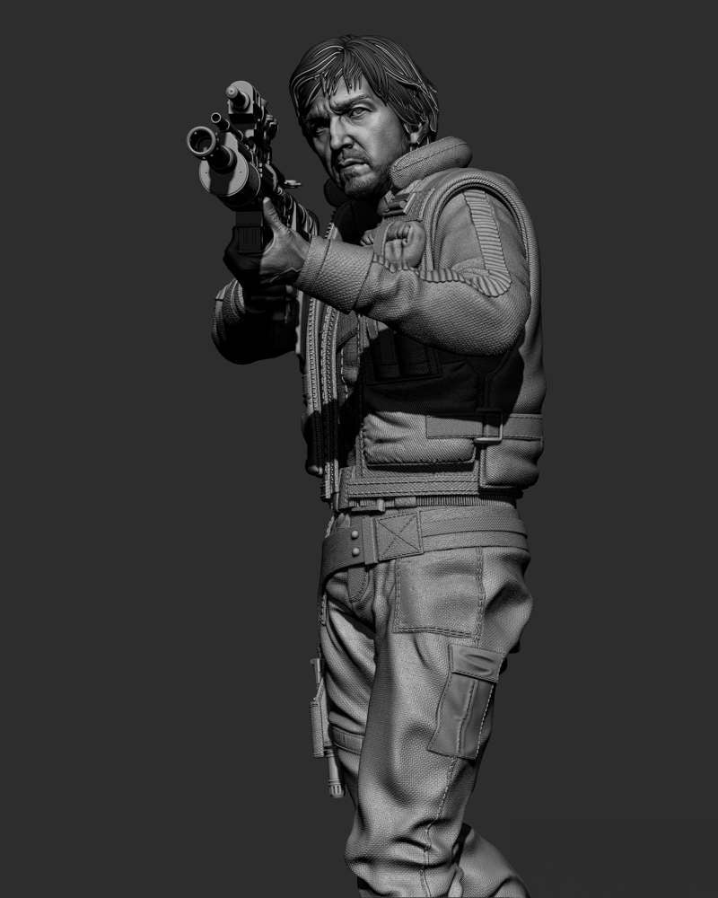 Cassian Andor – Sculpture