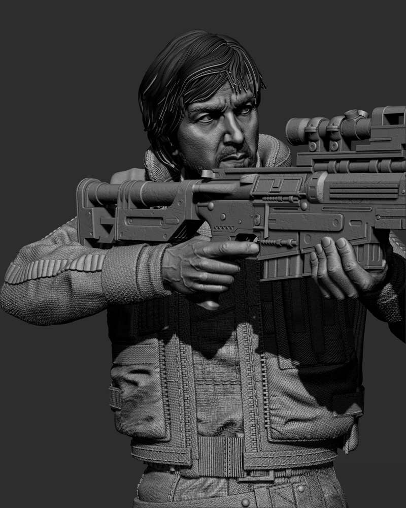 Cassian Andor – Sculpture