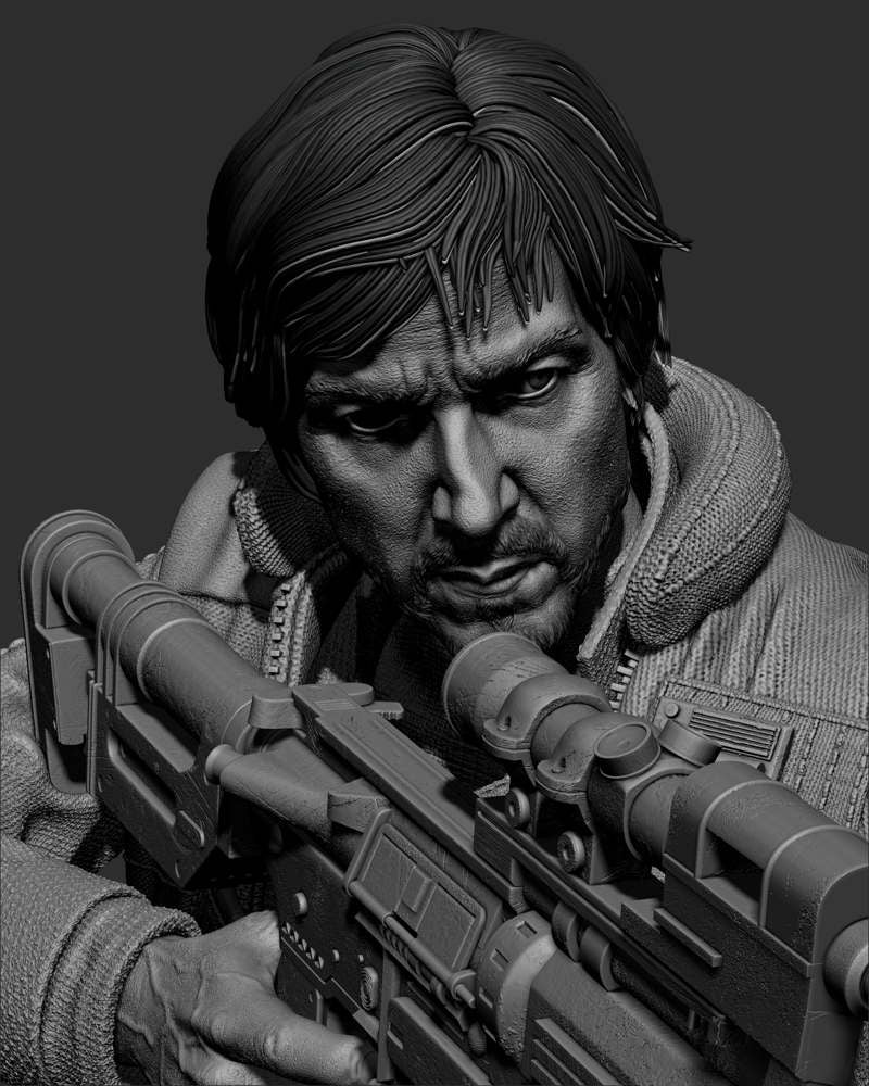 Cassian Andor – Sculpture
