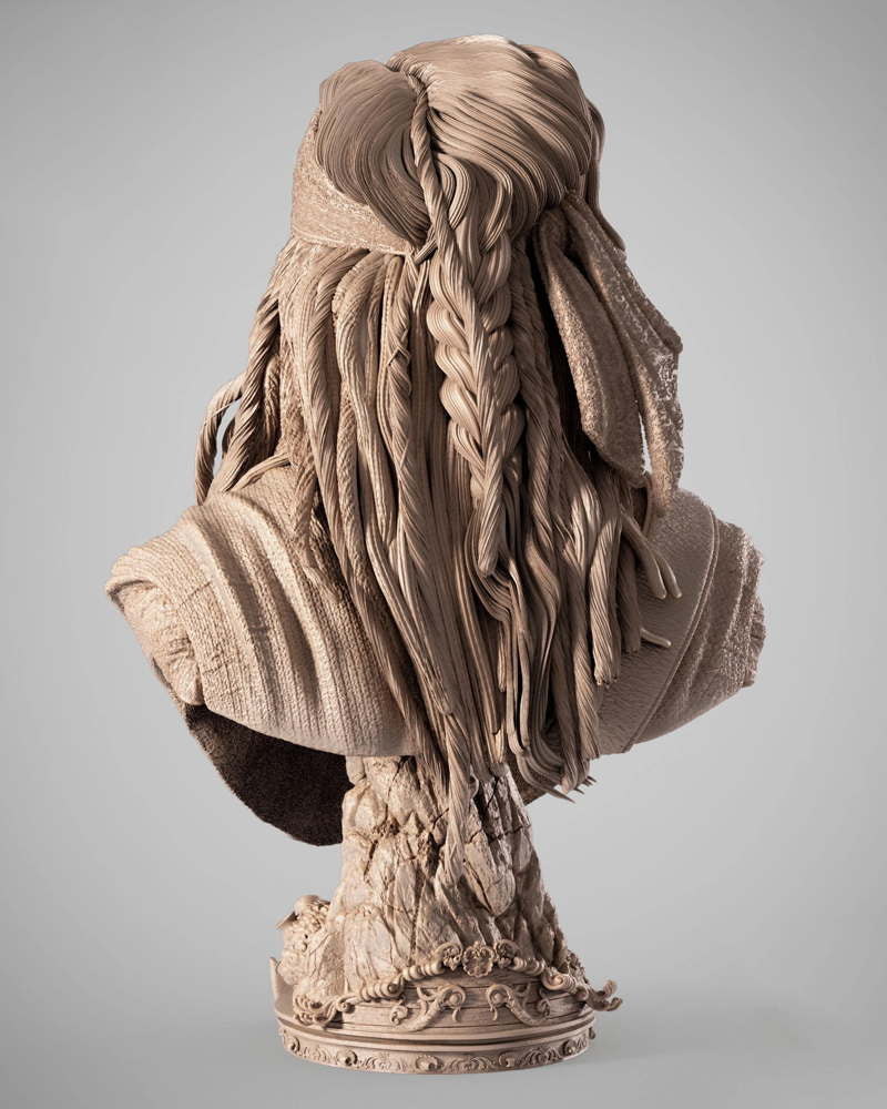 Jack Sparrow – Portrait Bust