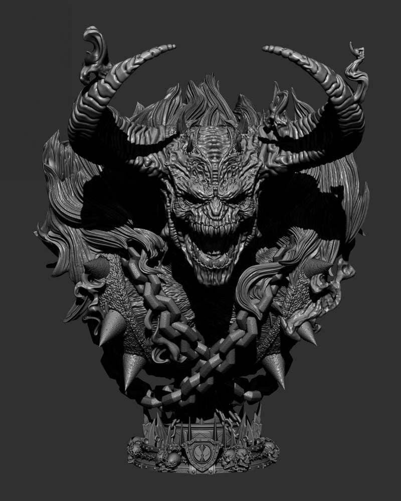 Omega Spawn - Portrait Bust