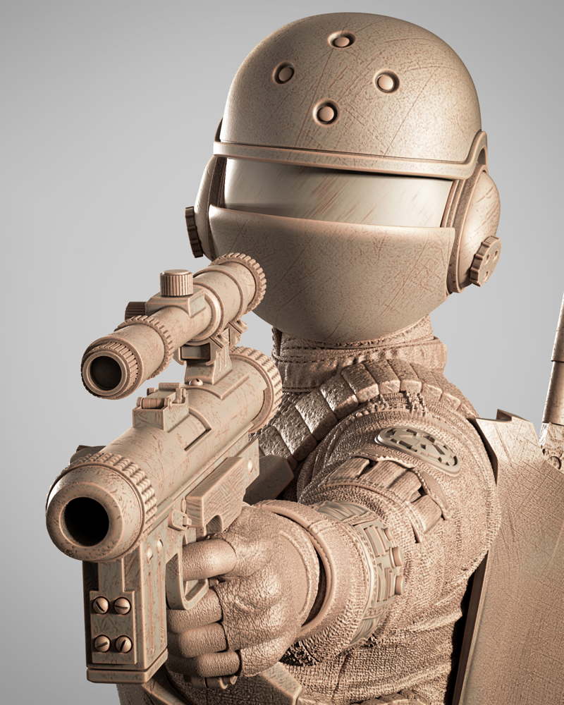 Jyn Erso – Sculpture